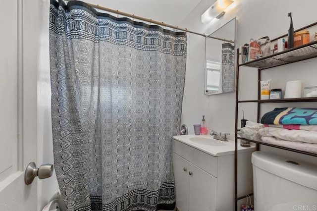 1185 Elm Ave, Chula Vista, CA 91911 - full bathroom with vanity and a shower with shower curtain