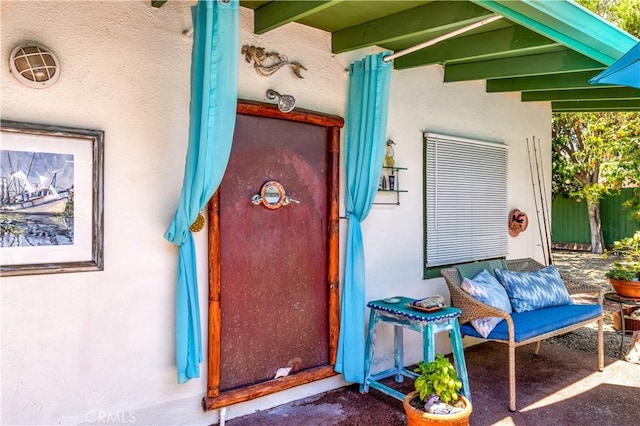 24932 La Cresta Dr, Dana Point, CA 92629 - property entrance with stucco siding