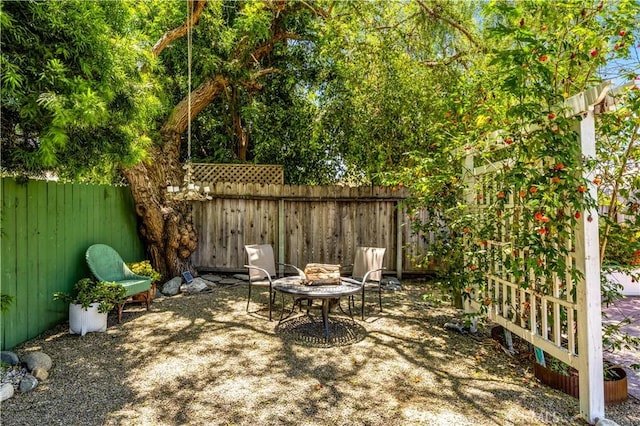24932 La Cresta Dr, Dana Point, CA 92629 - fenced backyard featuring a patio area