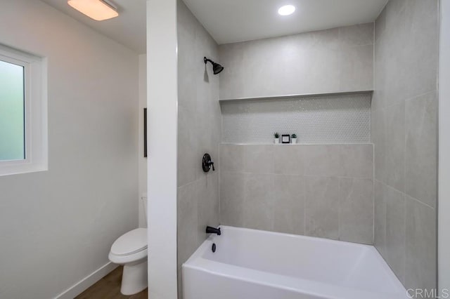 2451 Helix St, Spring Valley, CA 91977 - full bath featuring shower / tub combination and wood finished floors