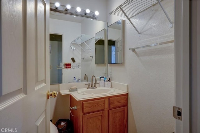 1808 Cave St, Redlands, CA 92374 - bathroom featuring vanity and toilet