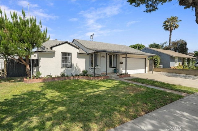 2370 Argonne Ave, Long Beach, CA 90815 - ranch-style home featuring driveway, a garage, stucco siding, and a shingled roof