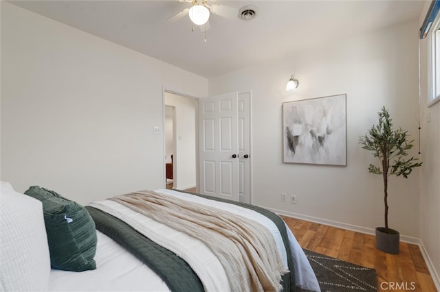 2370 Argonne Ave, Long Beach, CA 90815 - bedroom featuring wood finished floors and ceiling fan