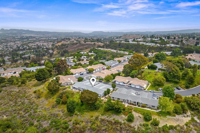 4265 Spoon Bill Way, Oceanside, CA 92057 - aerial view of property's location featuring a mountain backdrop and nearby suburban area
