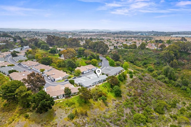 4265 Spoon Bill Way, Oceanside, CA 92057 - aerial view of property and surrounding area with nearby suburban area and a mountainous background
