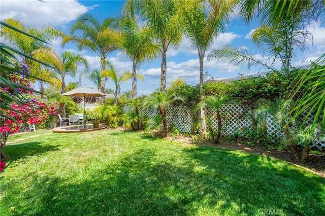 2 Corte Arbertura, San Clemente, CA 92673 - view of yard featuring a patio