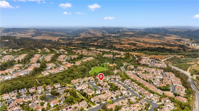 2 Corte Arbertura, San Clemente, CA 92673 - aerial view of property and surrounding area featuring a mountainous background and nearby suburban area