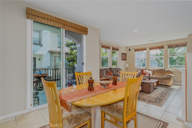 8036 Picasso, Stanton, CA 90680 - dining space with healthy amount of natural light and light tile patterned floors