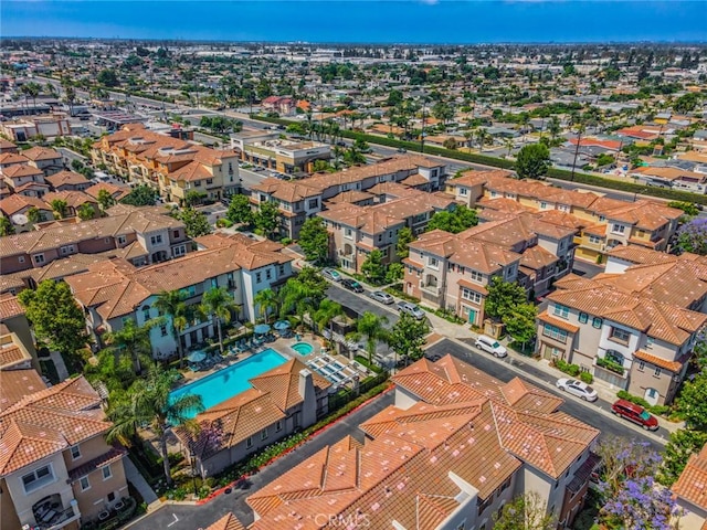 8036 Picasso, Stanton, CA 90680 - aerial view of a pool area