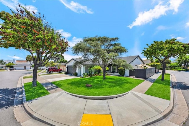 10912 Nighthawk Cir, Fountain Valley, CA 92708 - view of front of home featuring a garage and driveway