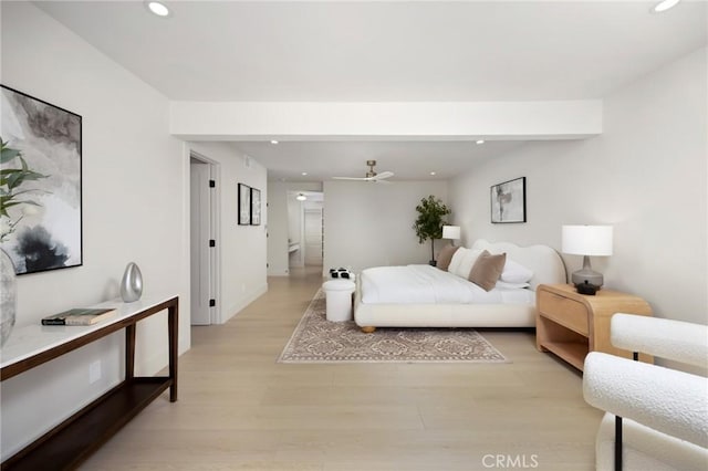 45 Oaktree Ln, Rolling Hills Estates, CA 90274 - bedroom with recessed lighting and light wood finished floors