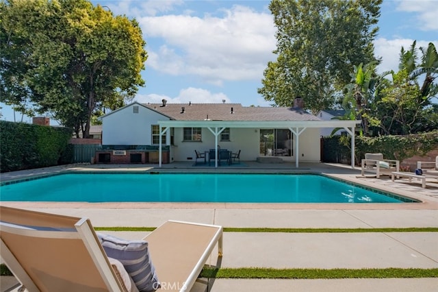 6535 Comanche Ave, Winnetka, CA 91306 - view of pool with a patio area