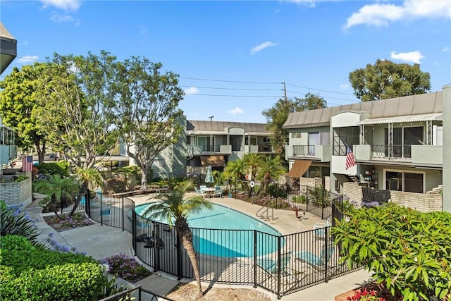 5160 Atherton Unit 73, Long Beach, CA 90815 - community pool featuring a patio and a residential view