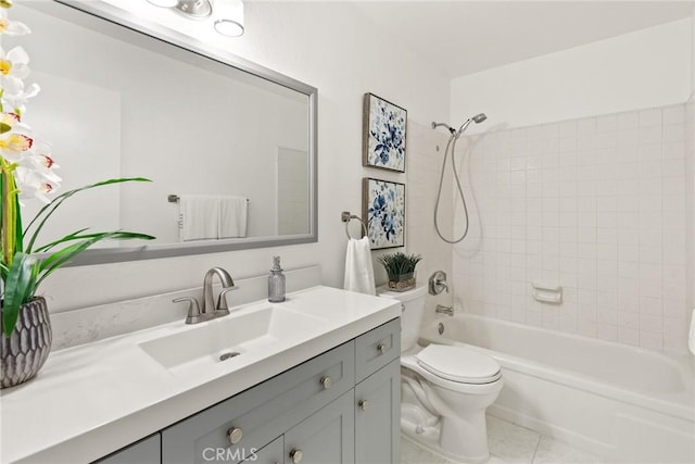560 N Brea Blvd Unit 24, Brea, CA 92821 - full bath with vanity, bathtub / shower combination, and tile patterned flooring