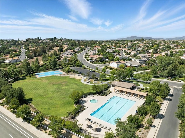 31397 Heitz Ln, Temecula, CA 92591 - aerial perspective of suburban area with a mountain backdrop