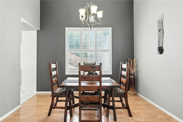31397 Heitz Ln, Temecula, CA 92591 - dining area with light wood-type flooring and a chandelier