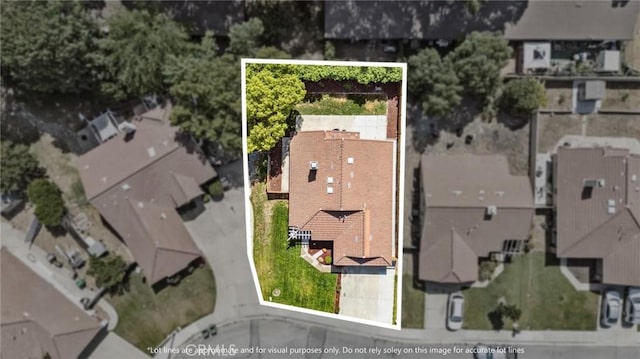 1422 Deborah Pl, Beaumont, CA 92223 - aerial view of property's location with property parcel outlined