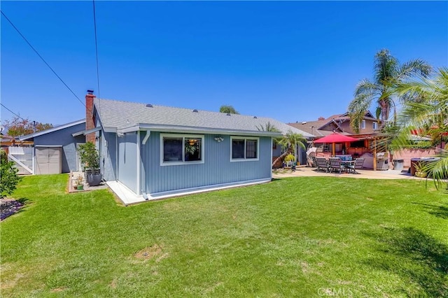 1332 Carew St, San Dimas, CA 91773 - rear view of house with a patio