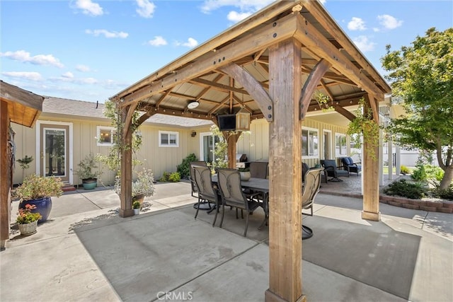 4187 County Road M, Orland, CA 95963 - view of patio with a gazebo and outdoor dining area