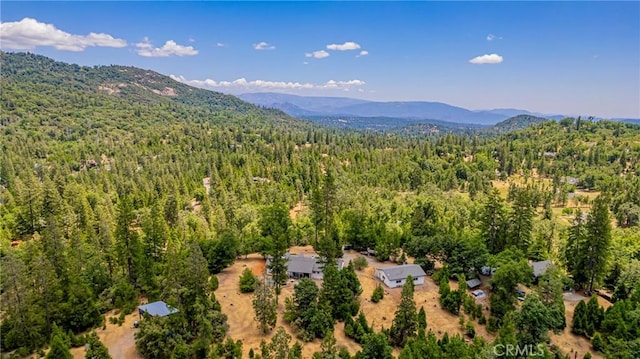 53235 Finegold Creek Ct, North Fork, CA 93643 - aerial view of a heavily wooded area and mountains