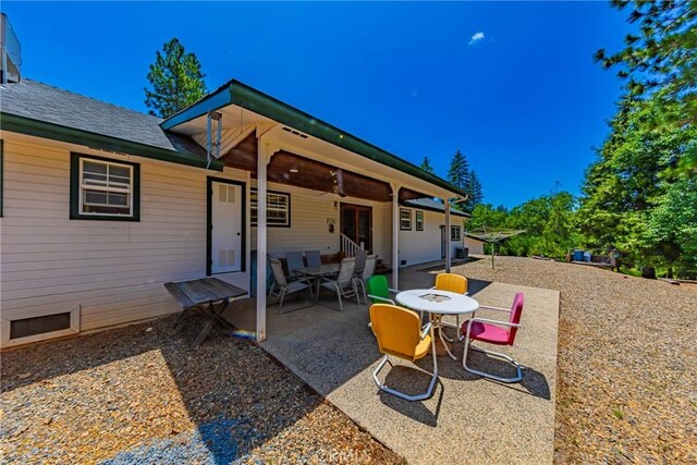 53235 Finegold Creek Ct, North Fork, CA 93643 - view of patio featuring outdoor dining space