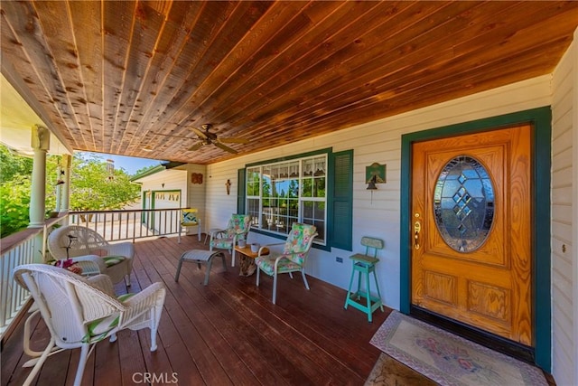 53235 Finegold Creek Ct, North Fork, CA 93643 - porch with a ceiling fan