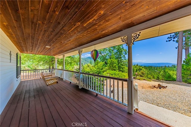 53235 Finegold Creek Ct, North Fork, CA 93643 - view of wooden terrace