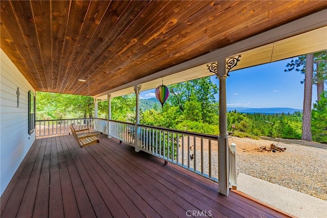 53235 Finegold Creek Ct, North Fork, CA 93643 - view of wooden terrace