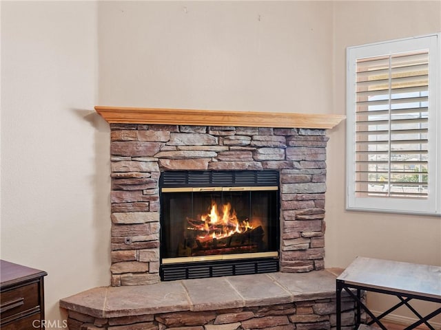 21756 Tussing Ranch Rd, Apple Valley, CA 92308 - detailed view of a stone fireplace