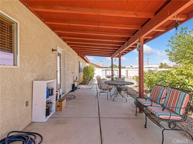 21756 Tussing Ranch Rd, Apple Valley, CA 92308 - view of patio with outdoor dining area