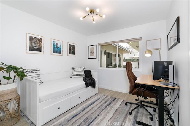 6242 E Pageantry St, Long Beach, CA 90808 - office area featuring light wood-style floors