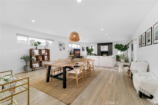 6242 E Pageantry St, Long Beach, CA 90808 - dining space featuring recessed lighting and light wood-style flooring