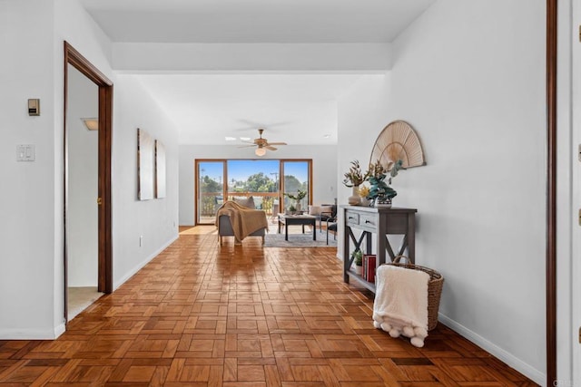 5038 Hastings Rd, San Diego, CA 92116 - corridor with baseboards