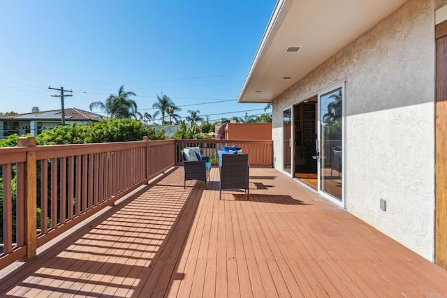 5038 Hastings Rd, San Diego, CA 92116 - view of wooden deck