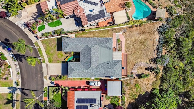 5038 Hastings Rd, San Diego, CA 92116 - aerial view of a pool area