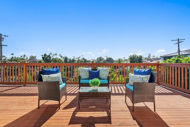 5038 Hastings Rd, San Diego, CA 92116 - deck with an outdoor hangout area
