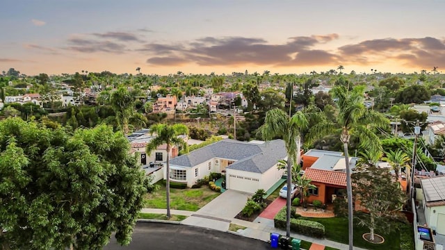 5038 Hastings Rd, San Diego, CA 92116 - aerial view at dusk of a residential view