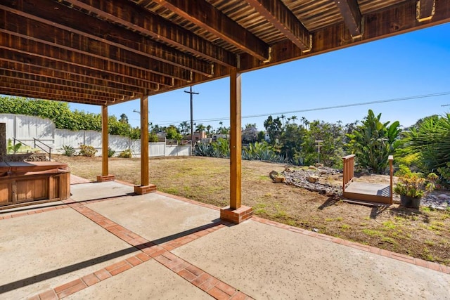 5038 Hastings Rd, San Diego, CA 92116 - fenced backyard with a patio area