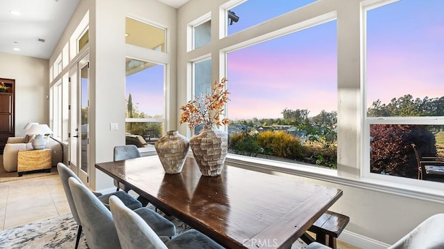 1849 Eucalyptus Rd, Nipomo, CA 93444 - dining space featuring light tile patterned floors, plenty of natural light, and recessed lighting