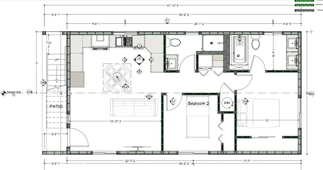 5955 S Van Ness Ave, Los Angeles, CA 90047 - view of home floor plan