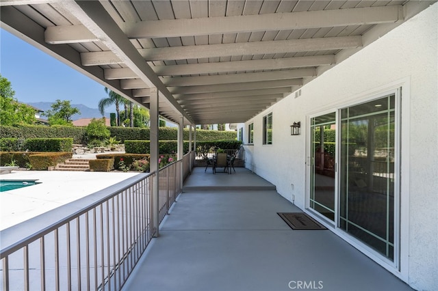 1917 N Quince Way, Upland, CA 91784 - view of patio / terrace featuring a mountain view