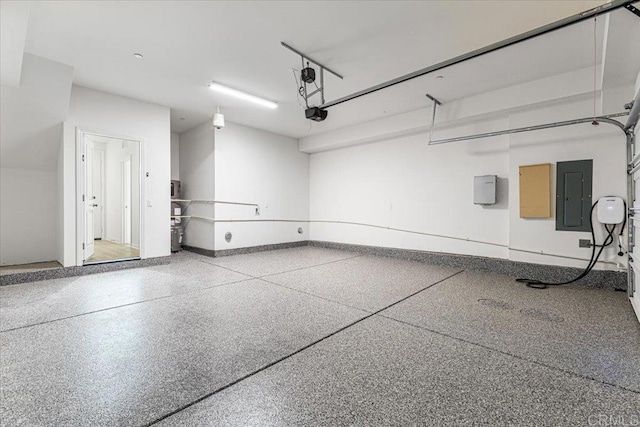 8608 Amherst St, Santee, CA 92071 - garage with electric panel and a garage door opener