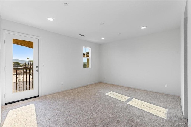 8608 Amherst St, Santee, CA 92071 - spare room featuring carpet flooring and recessed lighting