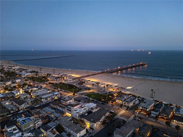 232 7th St, Seal Beach, CA 90740 - aerial overview of property's location featuring waterfront with a beach