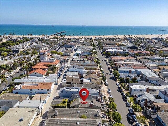 232 7th St, Seal Beach, CA 90740 - aerial perspective of suburban area featuring a large body of water