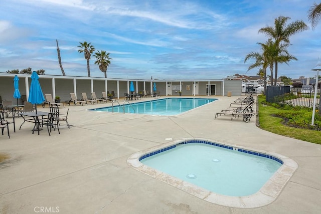 4073 Aladdin Dr, Huntington Beach, CA 92649 - community pool featuring a patio area