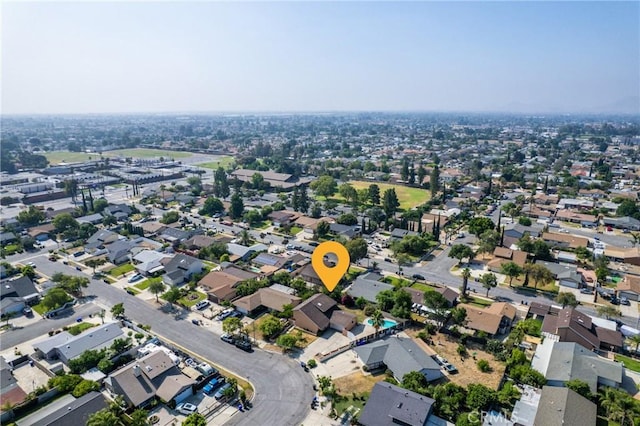 17571 Shamrock Ave, Fontana, CA 92336 - aerial view of property's location featuring nearby suburban area