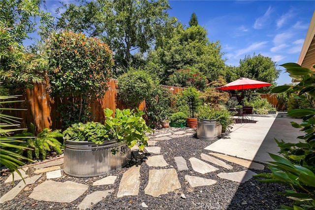 10 Harmony Park Cir, Chico, CA 95973 - fenced backyard featuring a patio