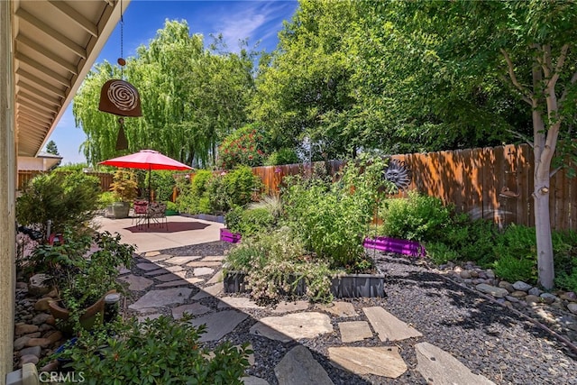 10 Harmony Park Cir, Chico, CA 95973 - fenced backyard with a patio