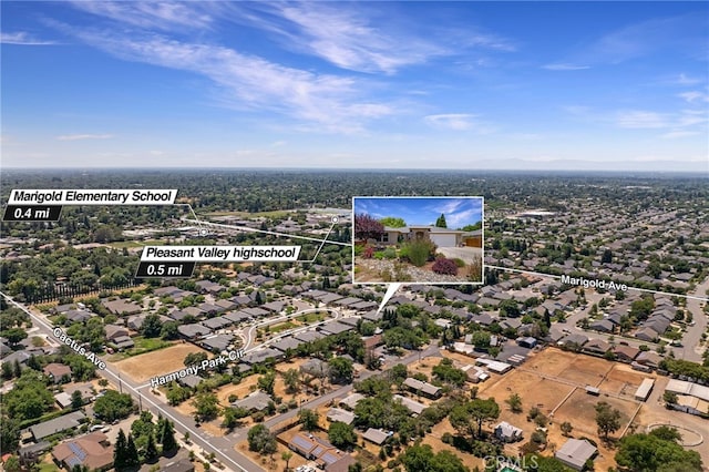 10 Harmony Park Cir, Chico, CA 95973 - aerial view of residential area